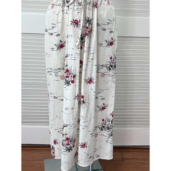 Reformation Anita Dress Tonga Print Midi Organic Cotton NWT Size M - Picture 5 of 14